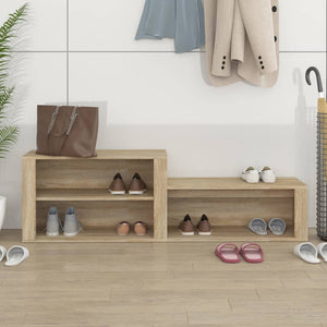 Schuhschrank Sonoma Eiche 150 cm