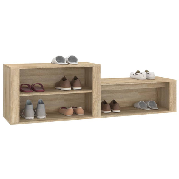 Schuhschrank Sonoma Eiche 150 cm