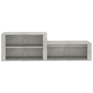 Betongrauer Schuhschrank 150 cm