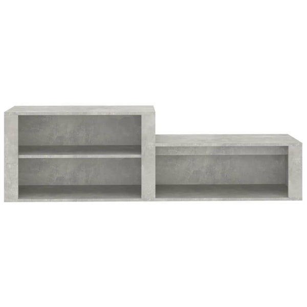Betongrauer Schuhschrank 150 cm