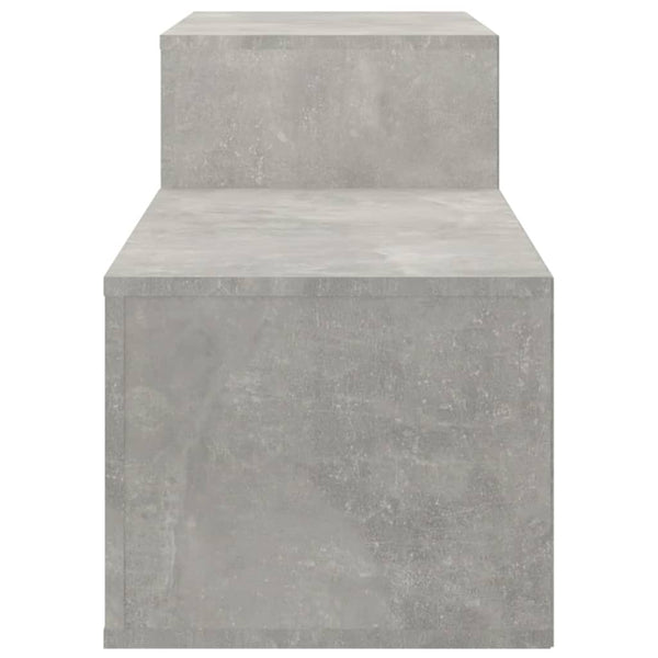 Betongrauer Schuhschrank 150 cm