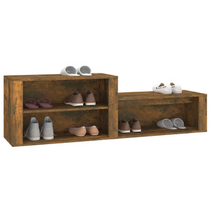 Schuhschrank Räuchereiche 150 cm