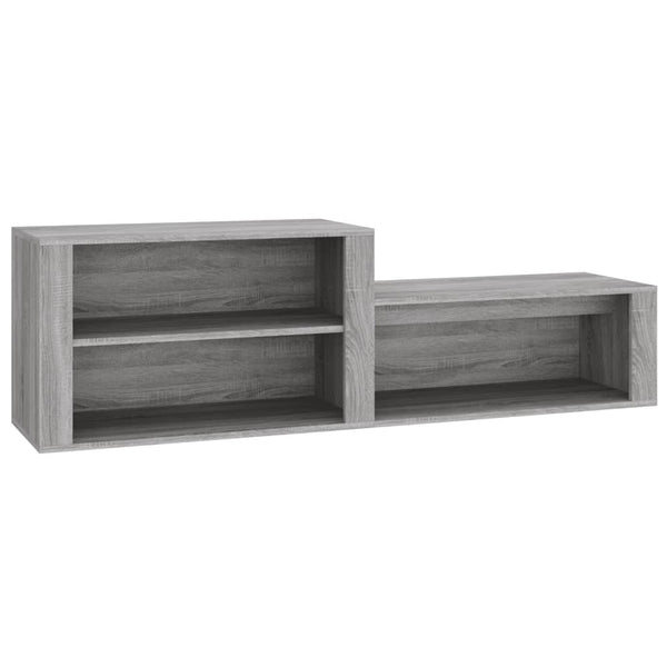 Schuhschrank Grau Sonoma 150 cm