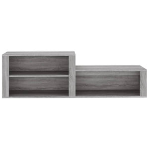 Schuhschrank Grau Sonoma 150 cm