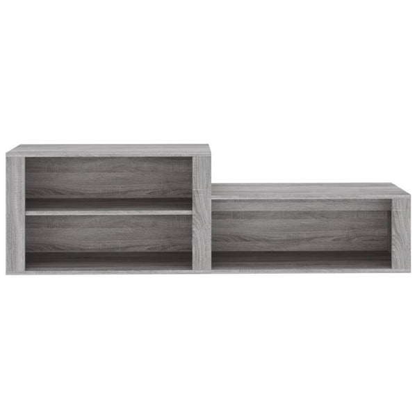 Schuhschrank Grau Sonoma 150 cm
