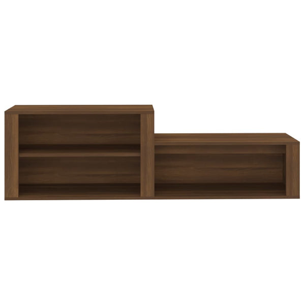 Schuhschrank Braun Eichen-Optik 150 cm