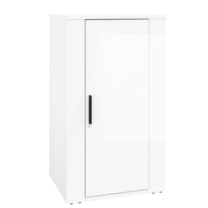 Hochglanz Sideboard Weiß 40x33x70cm