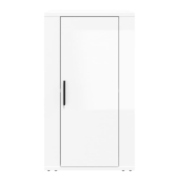 Hochglanz Sideboard Weiß 40x33x70cm