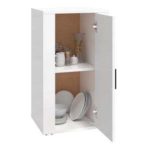 Hochglanz Sideboard Weiß 40x33x70cm
