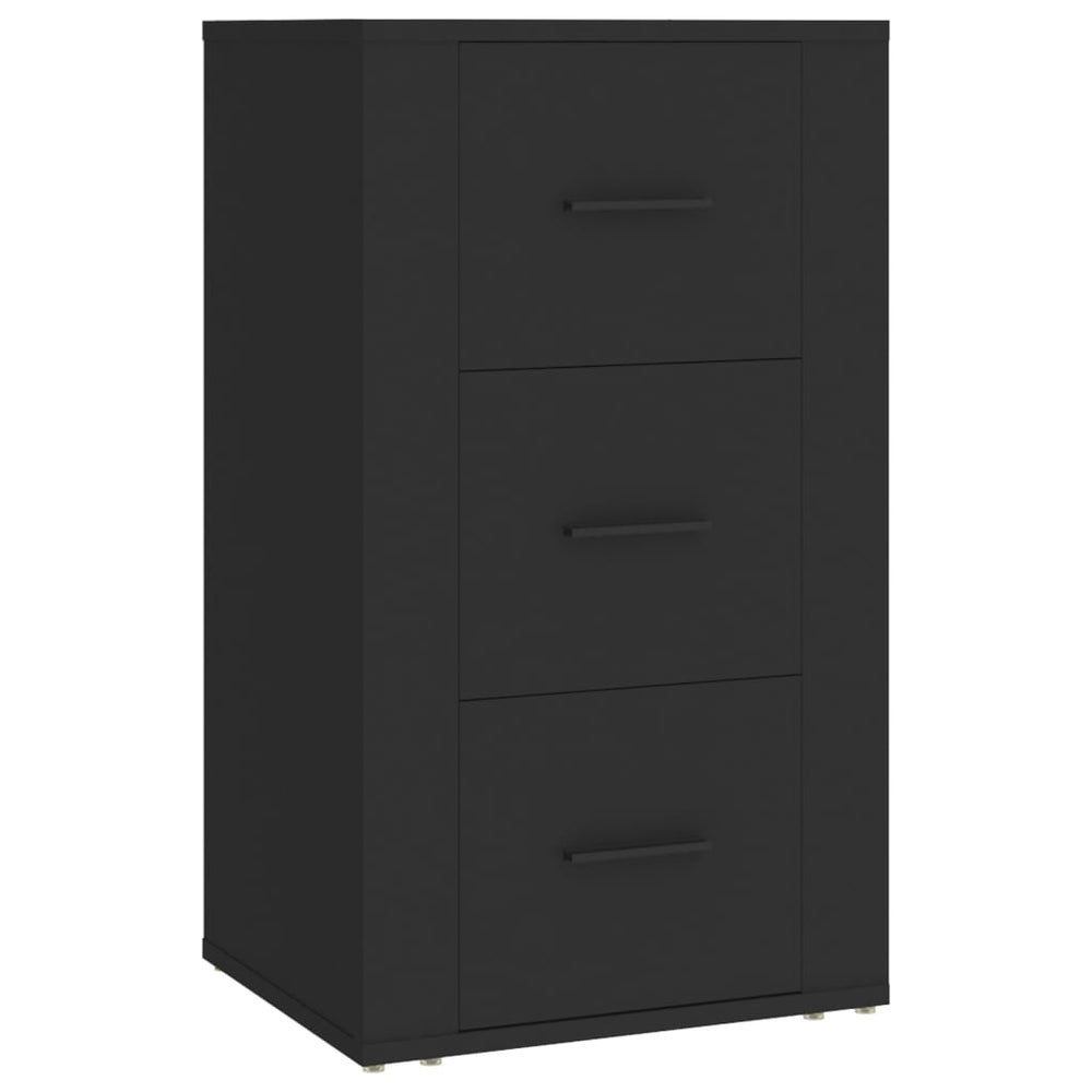 Schwarzes Sideboard 40x33x70 cm