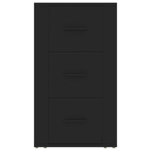 Schwarzes Sideboard 40x33x70 cm