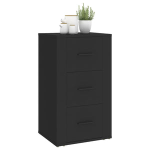 Schwarzes Sideboard 40x33x70 cm