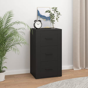 Schwarzes Sideboard 40x33x70 cm