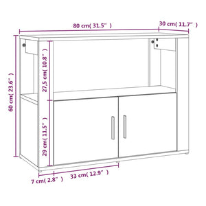 Sideboard Sonoma Eiche 80x60 cm