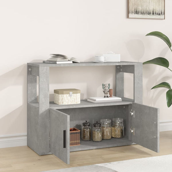 Sideboard Betongrau 80x30x60 cm