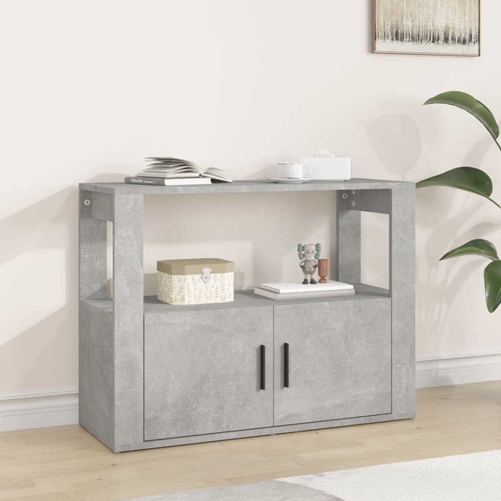 Sideboard Betongrau 80x30x60 cm