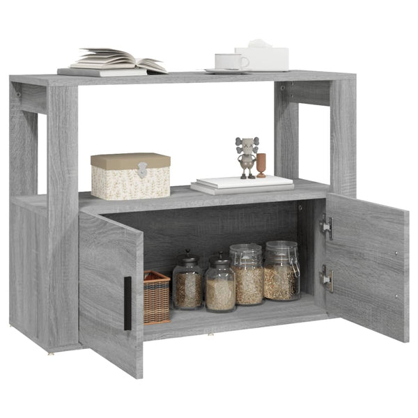 Sideboard Grau Sonoma 80x30x60 cm