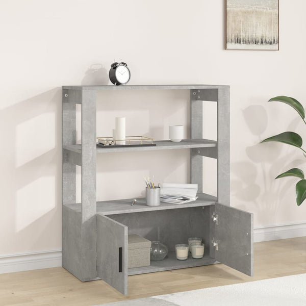 Sideboard Betongrau 80x30x90 cm
