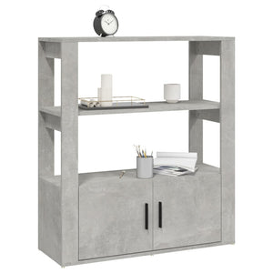 Sideboard Betongrau 80x30x90 cm