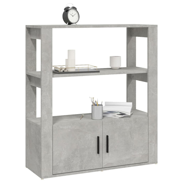 Sideboard Betongrau 80x30x90 cm