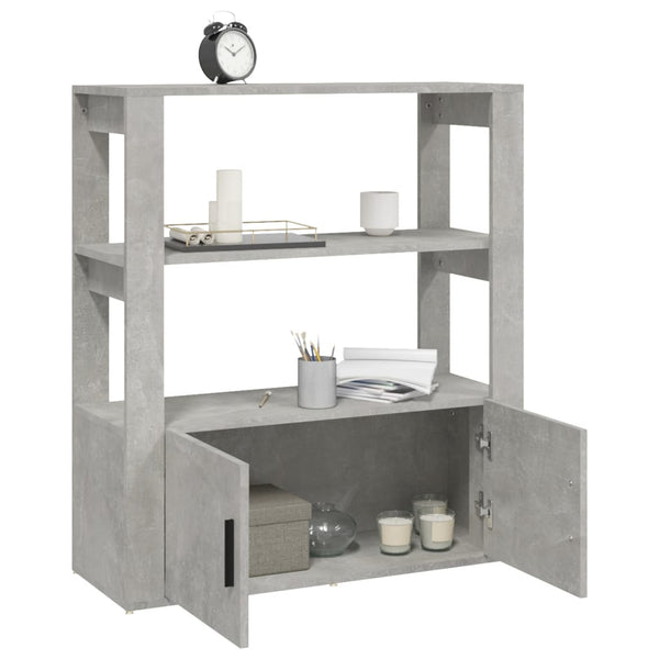Sideboard Betongrau 80x30x90 cm