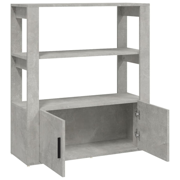 Sideboard Betongrau 80x30x90 cm