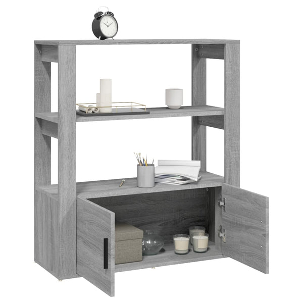 Sideboard Grau Sonoma 80x30x90 cm