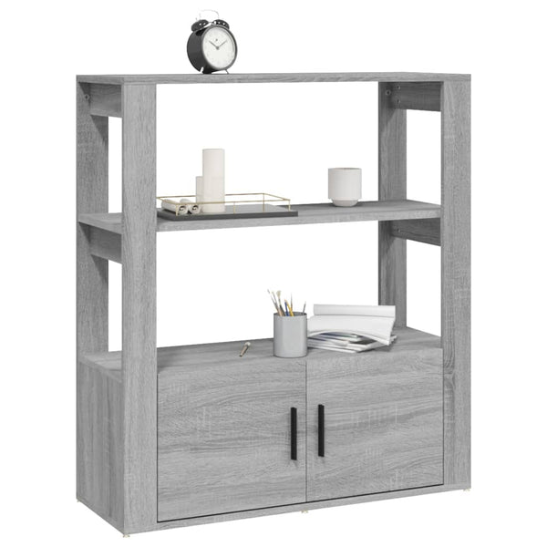Sideboard Grau Sonoma 80x30x90 cm