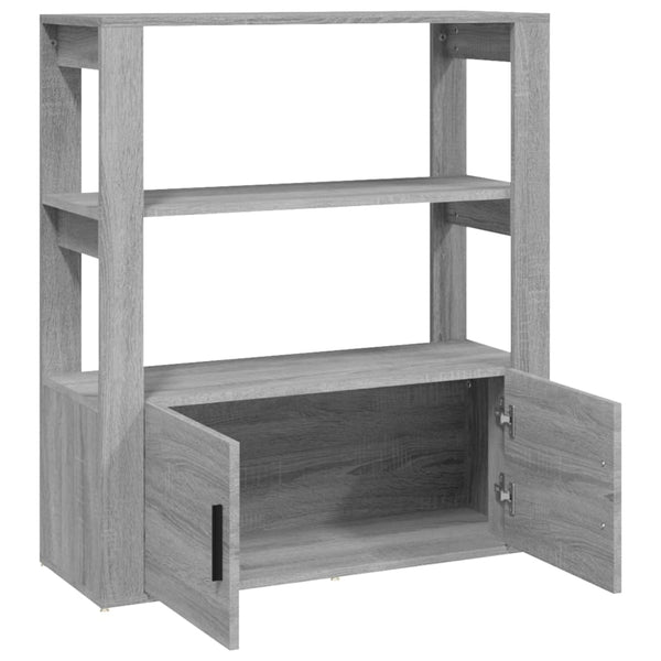 Sideboard Grau Sonoma 80x30x90 cm