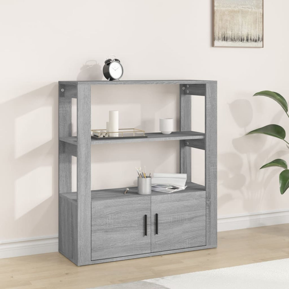 Sideboard Grau Sonoma 80x30x90 cm