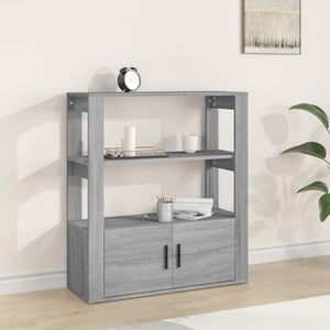 Sideboard Grau Sonoma 80x30x90 cm