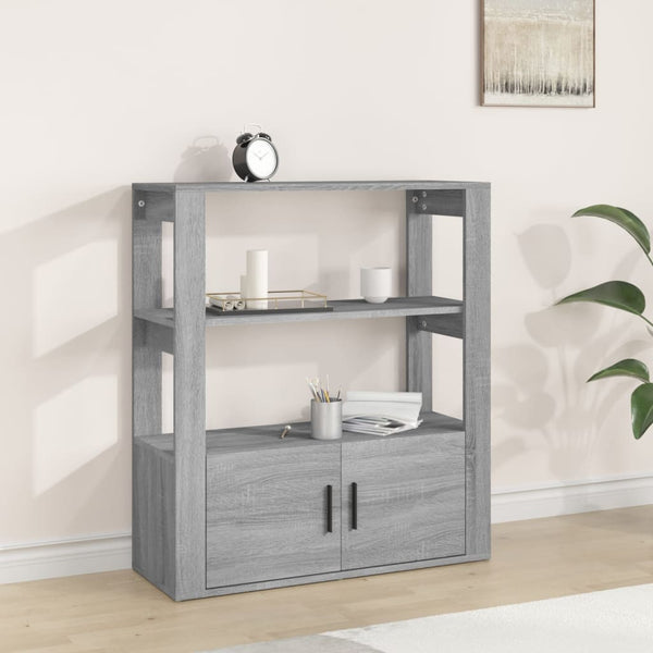 Sideboard Grau Sonoma 80x30x90 cm