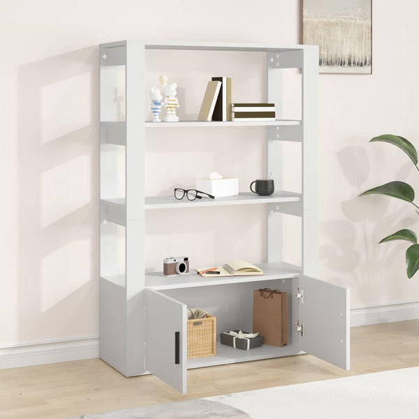 Sideboard Weiß 80 cm Holzwerkstoff