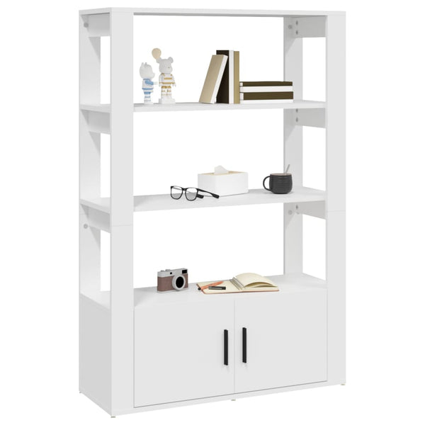 Sideboard Weiß 80 cm Holzwerkstoff