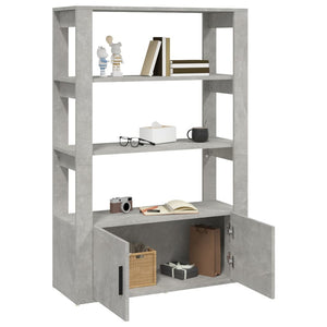 Sideboard Betongrau 80x30x119,5 cm