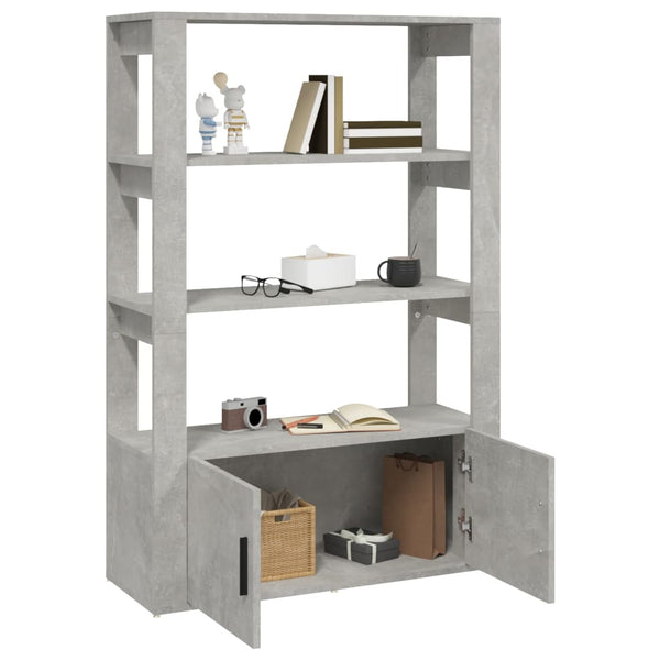Sideboard Betongrau 80x30x119,5 cm
