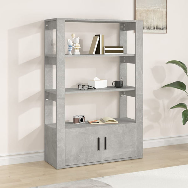 Sideboard Betongrau 80x30x119,5 cm