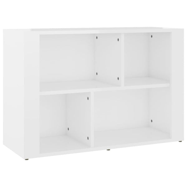 Hochglanz Sideboard Weiß 80x30x54cm