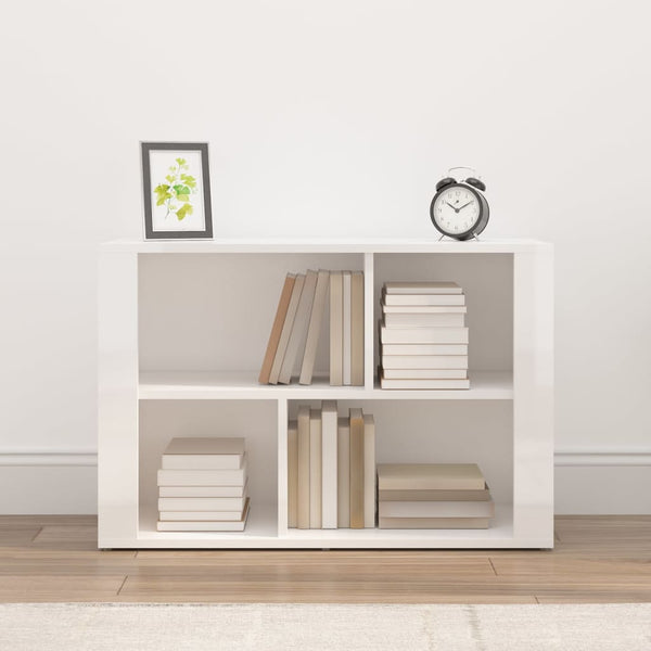 Hochglanz Sideboard Weiß 80x30x54cm