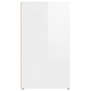 Hochglanz Sideboard Weiß 80x30x54cm