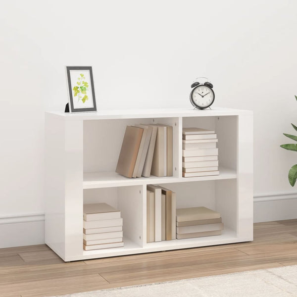 Hochglanz Sideboard Weiß 80x30x54cm