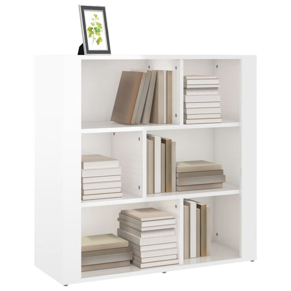 Hochglanz Sideboard Weiß 80x80 cm