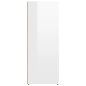 Hochglanz Sideboard Weiß 80x80 cm