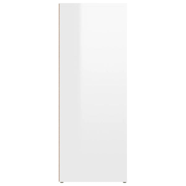Hochglanz Sideboard Weiß 80x80 cm