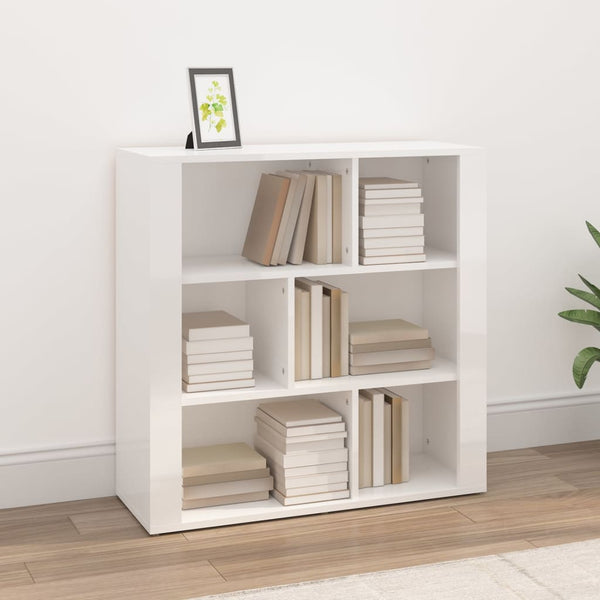 Hochglanz Sideboard Weiß 80x80 cm