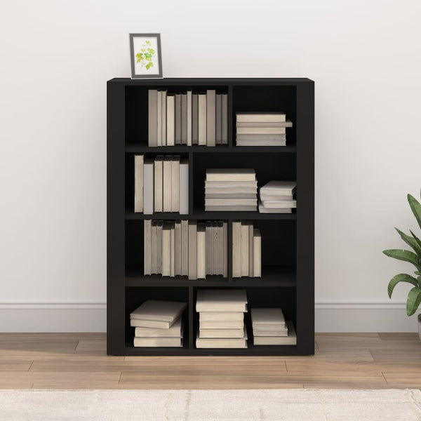 Schwarzes Sideboard 80x30x106 cm