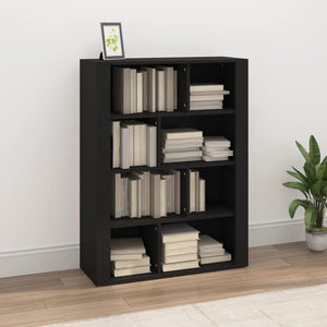 Schwarzes Sideboard 80x30x106 cm