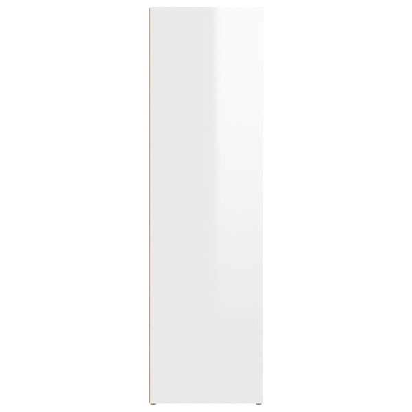 Hochglanz Sideboard Weiß 80x30x106 cm