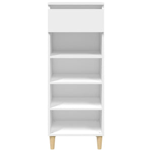 Weißer Schuhschrank 40x36x105 cm