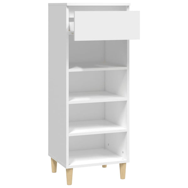 Weißer Schuhschrank 40x36x105 cm